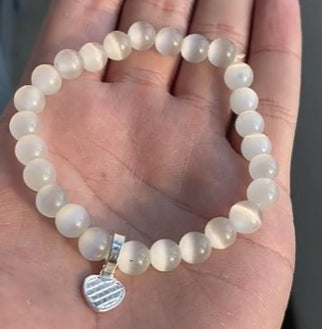 White Moonstone Bracelet