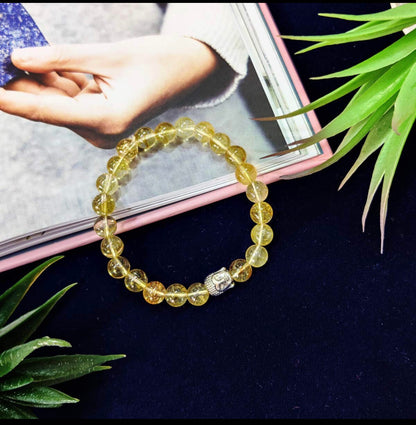Citrine Buddha bracelet
