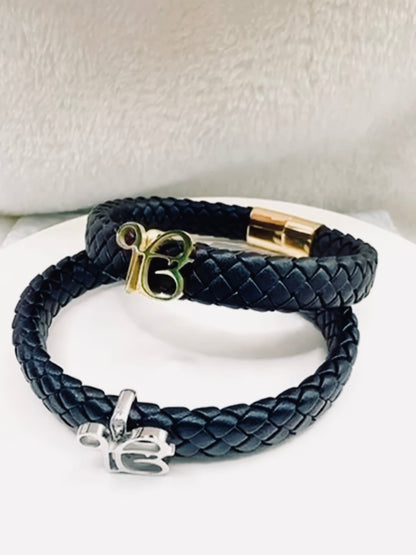 Ek Onkar Bracelet Leather
